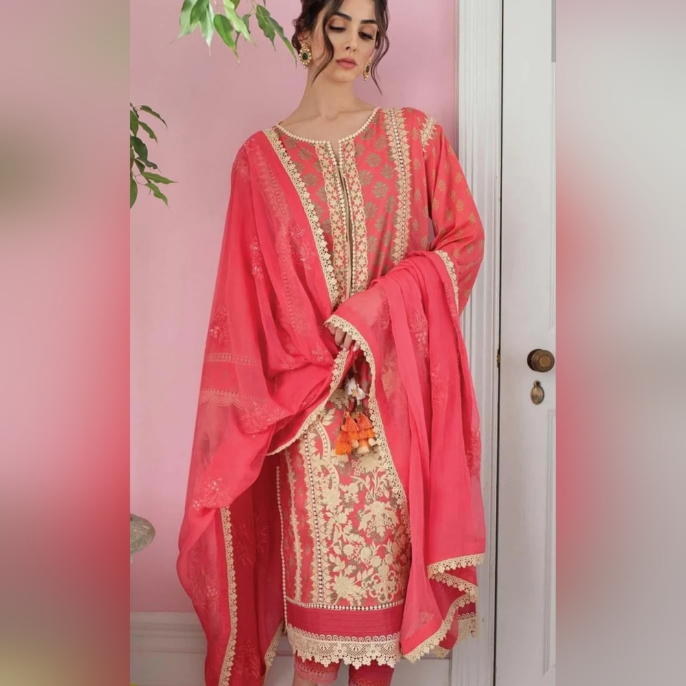 Original sobia nazir embroidered lawn 3pc